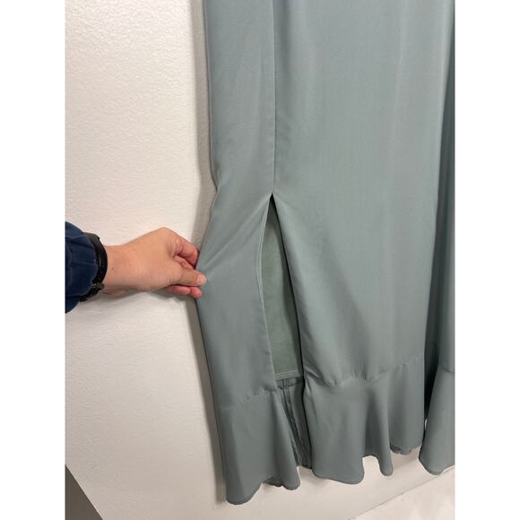 Show Me Your Mumu Women's XS Claire Midi Dress Maxi Green Wedding Special Event - Picture 4 of 8